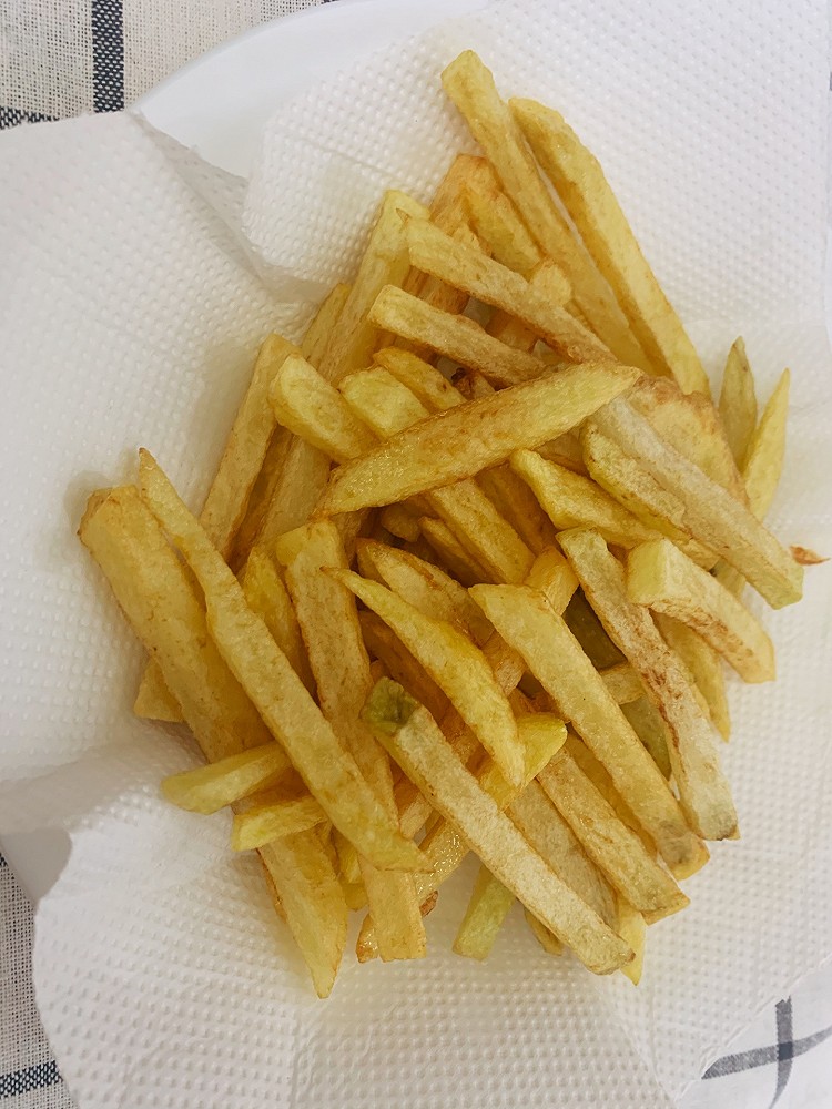 炸薯条的做法