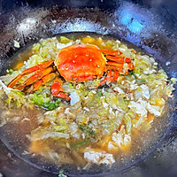 #秋日品蟹 邂逅好味道#白菜炖大闸蟹的做法图解8