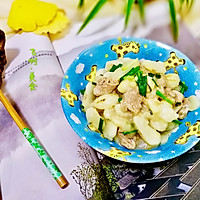马蹄炒肉片～冬日里的一道小清新的做法图解10