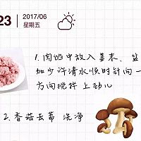 香菇酿肉的做法图解1