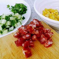 豪华蛋黄酱炒饭的做法图解4