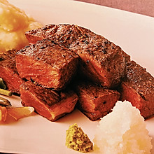 牛肉の和風ステーキ