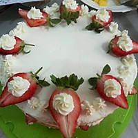 草莓戚风裸蛋糕的做法图解11