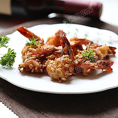 达人私房菜|冬日里的爽口美味-【燕麦虾球】