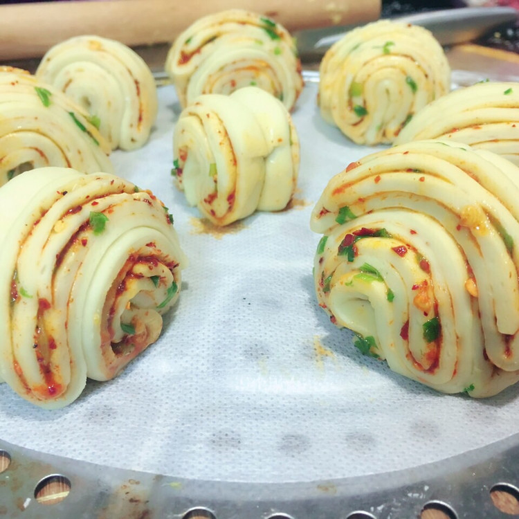 辣味小花卷的做法