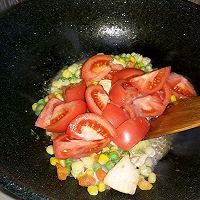 番茄黑椒鸡胸焗饭的做法图解4