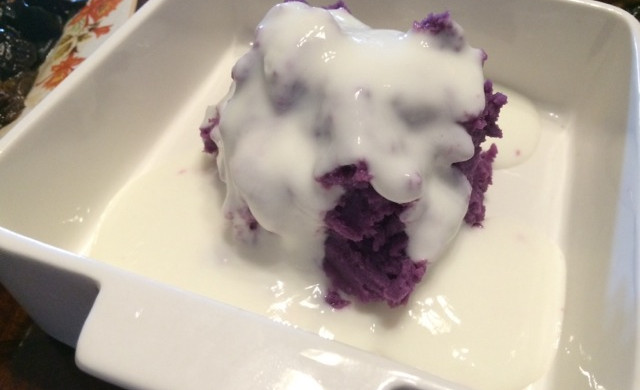 紫薯色拉 宝宝最爱