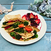 杂蔬海鲜卷饼，餐桌上的田园 #美味烤箱菜，就等你来做！#