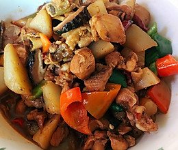 土豆炖鸡腿、大盘鸡的做法