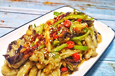 蒜瓣茄子，减脂必备的素食下饭菜。