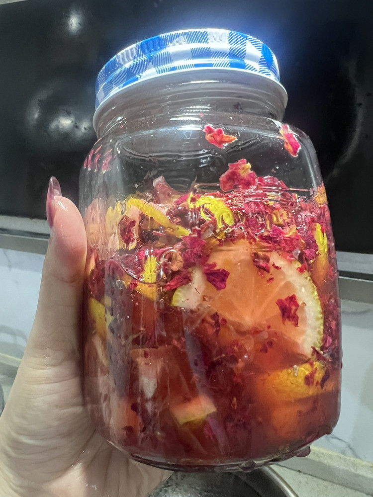 蜂蜜柠檬玫瑰酱的做法