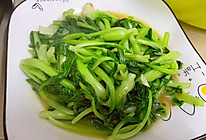 三分钟炒青菜（鸡毛菜）的做法