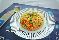 #柏翠辅食节-营养佐餐#三色蔬炒饭的做法