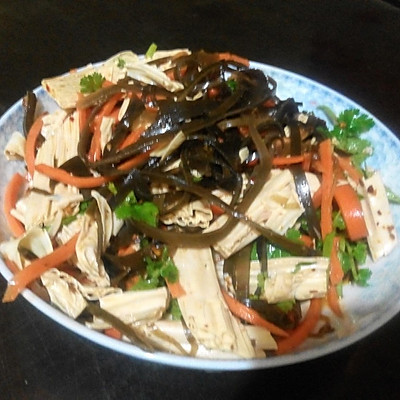 腐竹拌海带