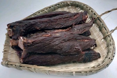 晾晒腊牛肉