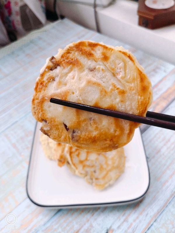 三文鱼香菇饼