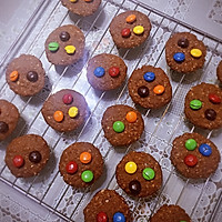燕麦片m&m巧克力饼干的做法图解4