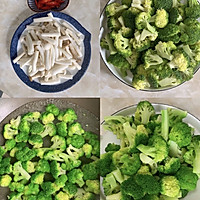 西兰花和菇的故事（第一集）的做法图解1