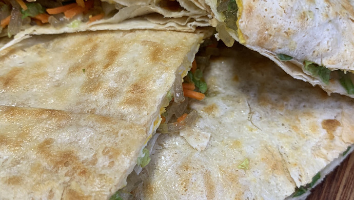 周末吃点不一样的早餐～徐州菜煎饼