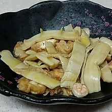 笋烧虾仁豆腐