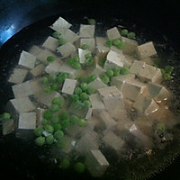 豌豆肉末豆腐的做法图解3