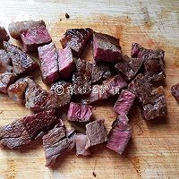 #就是红烧吃不腻！#茭白牛排粒的做法图解4