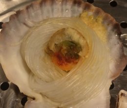 清蒸粉丝扇贝的做法