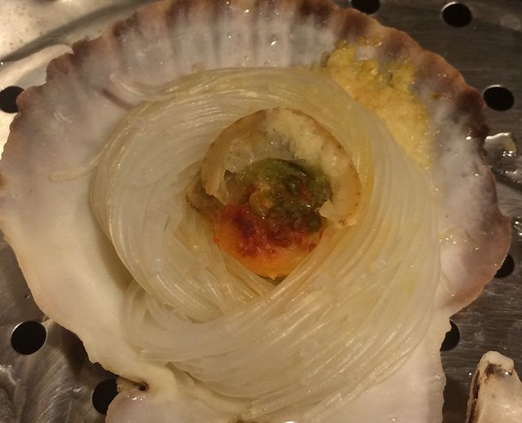 清蒸粉丝扇贝的做法