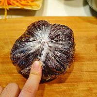 低脂紫米时蔬饭团的做法图解4