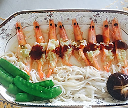 蒜蓉蒸虾的做法
