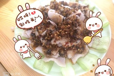 川香蒜泥白肉