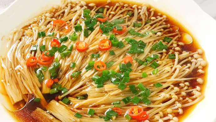 孔雀开屏之金针菇
