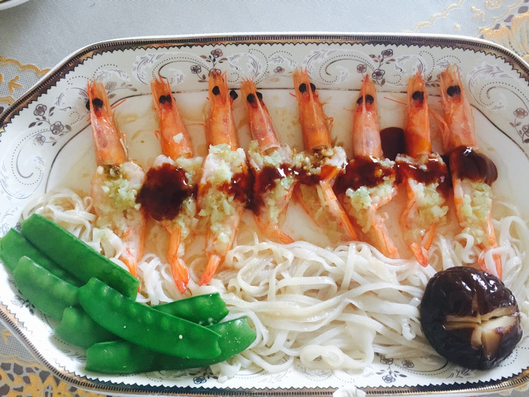 蒜蓉蒸虾的做法