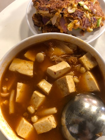减脂低油高蛋白健身餐—简易韩式大酱汤的做法
