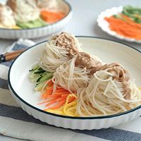 #夏至日，大口吃面#麻酱凉面的做法图解9