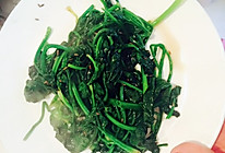 孜然菠菜的做法