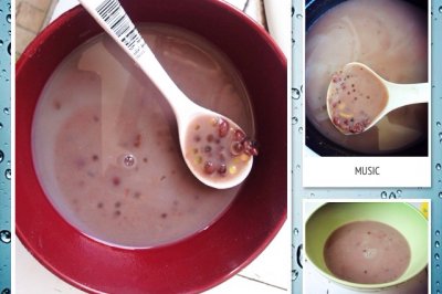 红豆栗子椰汁西米露