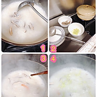 香菇芹菜虾粥的做法图解3