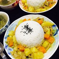 咖喱鸡肉饭#百梦多圆梦季#的做法图解12