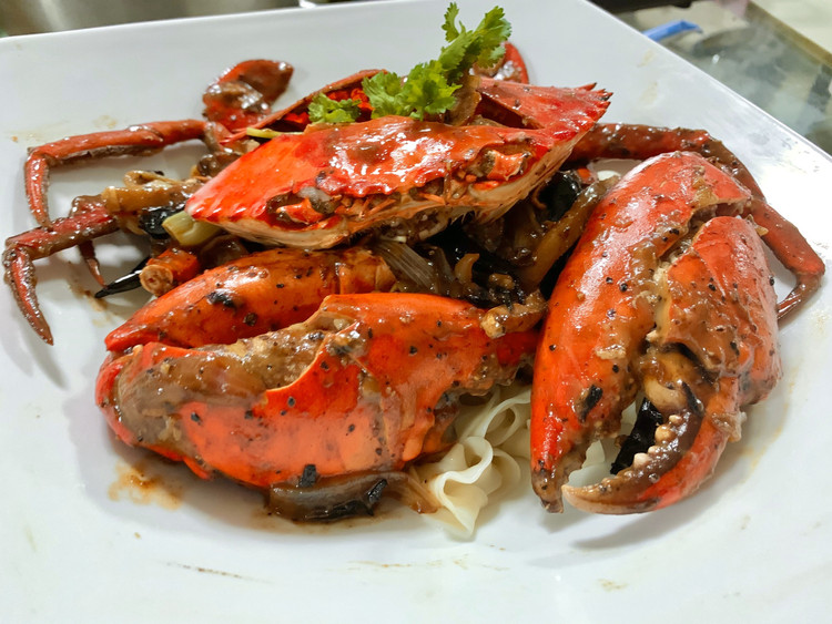 新加坡黑胡椒螃蟹的做法