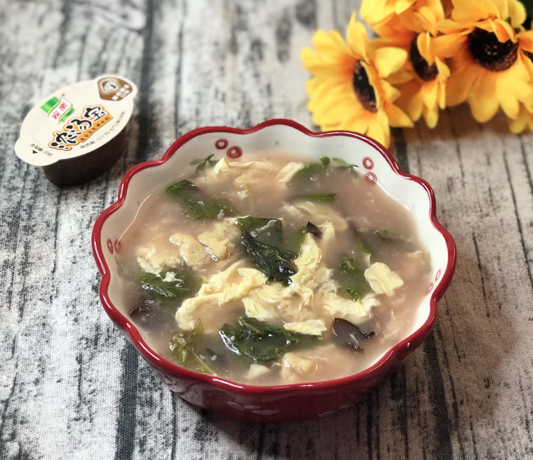 营养美味苋菜面筋汤的做法