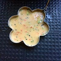 花朵蛋饼/苹果牛奶（西兰花胡萝卜）的做法图解3
