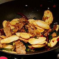 必须要学的嫩肉秘诀【茭白炒肉片】的做法图解6