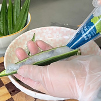 秋葵釀虾滑的做法图解2