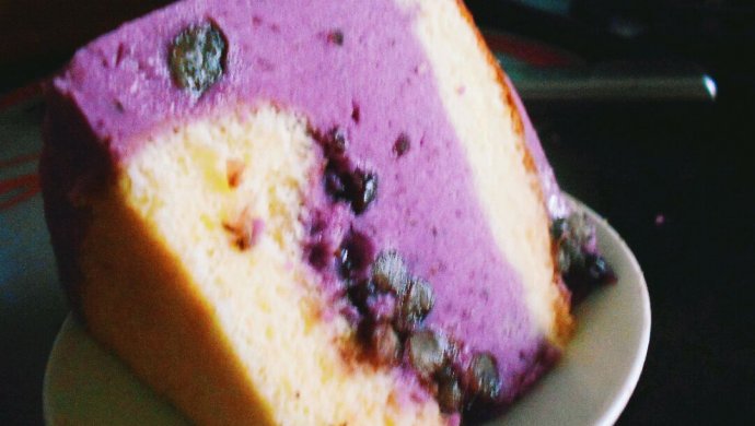 紫薯蜜豆慕斯