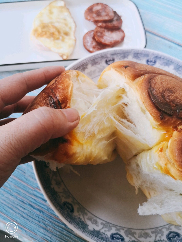 电饭锅也能做出完美拉丝面包的做法