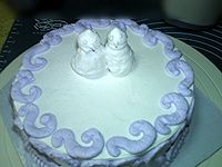 雪人裱花蛋糕的做法图解10