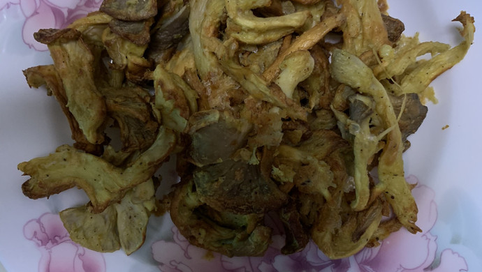 炸蘑菇 茭瓜炒鸡蛋
