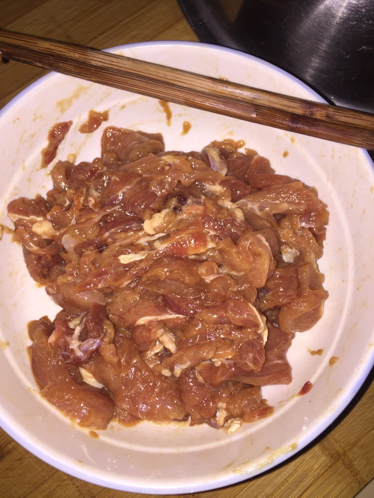 水煮肉片的做法图解2