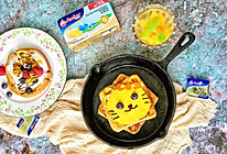 #安佳儿童创意料理#椰香法式小猫咪吐司的做法